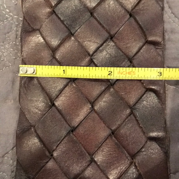 Beautiful braided wide belt. Fully adjustable. - Picture 3 of 7